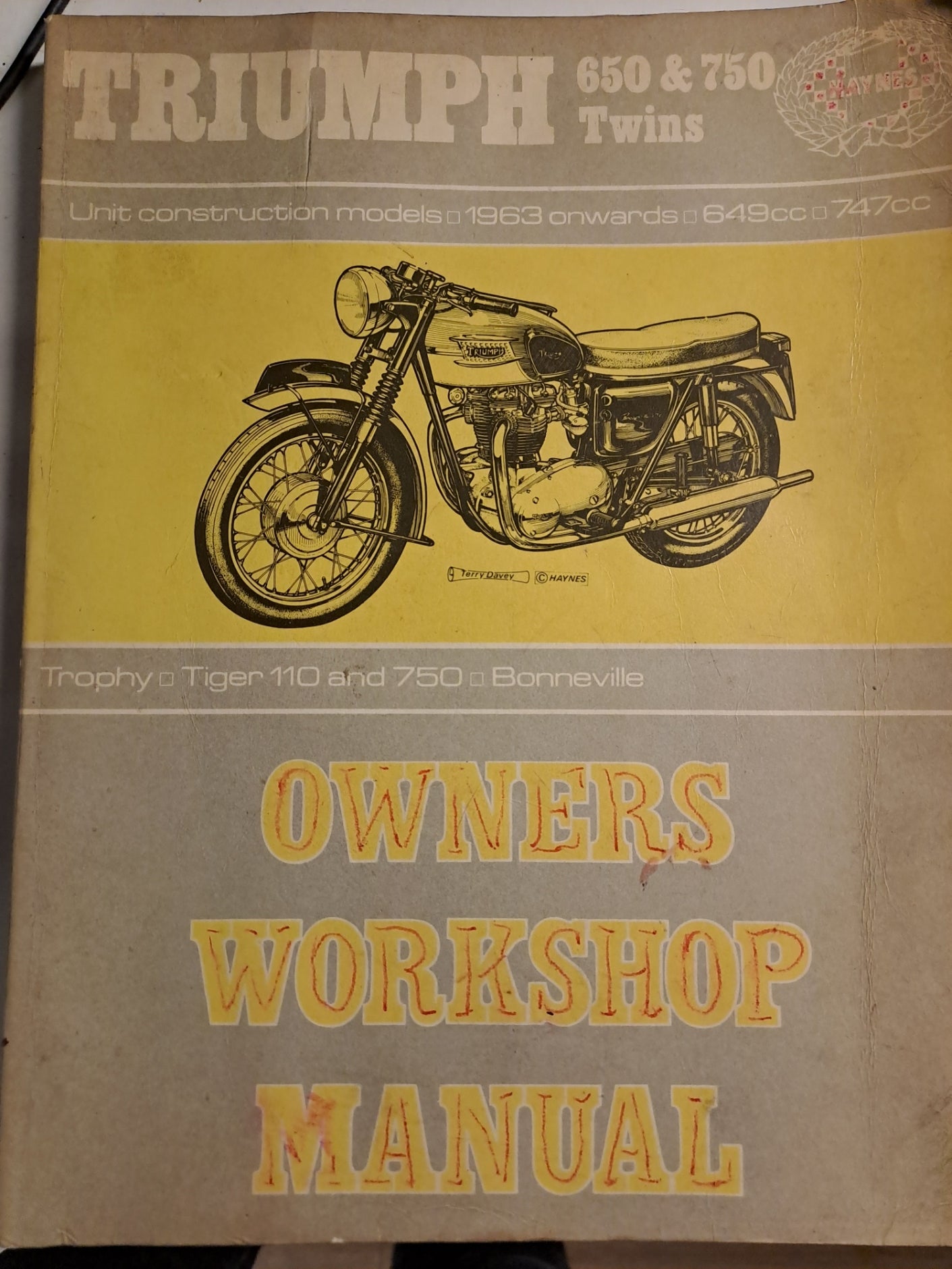Triumph 650 & 750 twin værkstedshåndbog