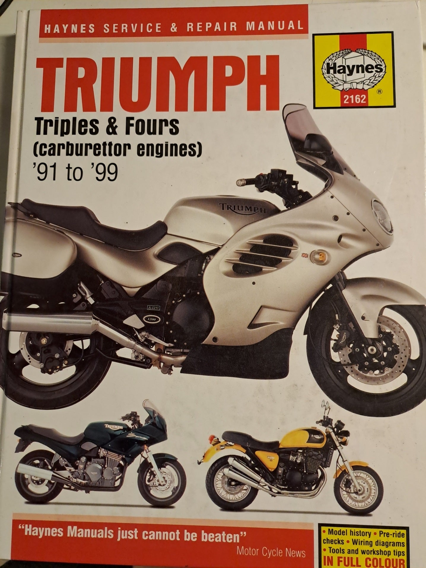 Triumph triples & fours værkstedshåndbog