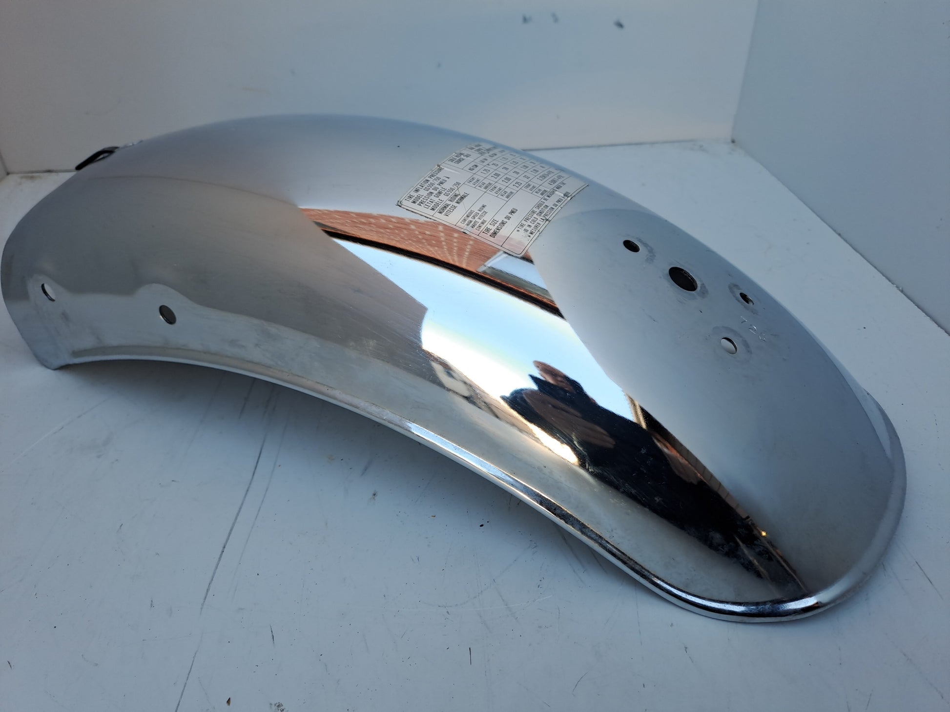 Chrome bagskærm