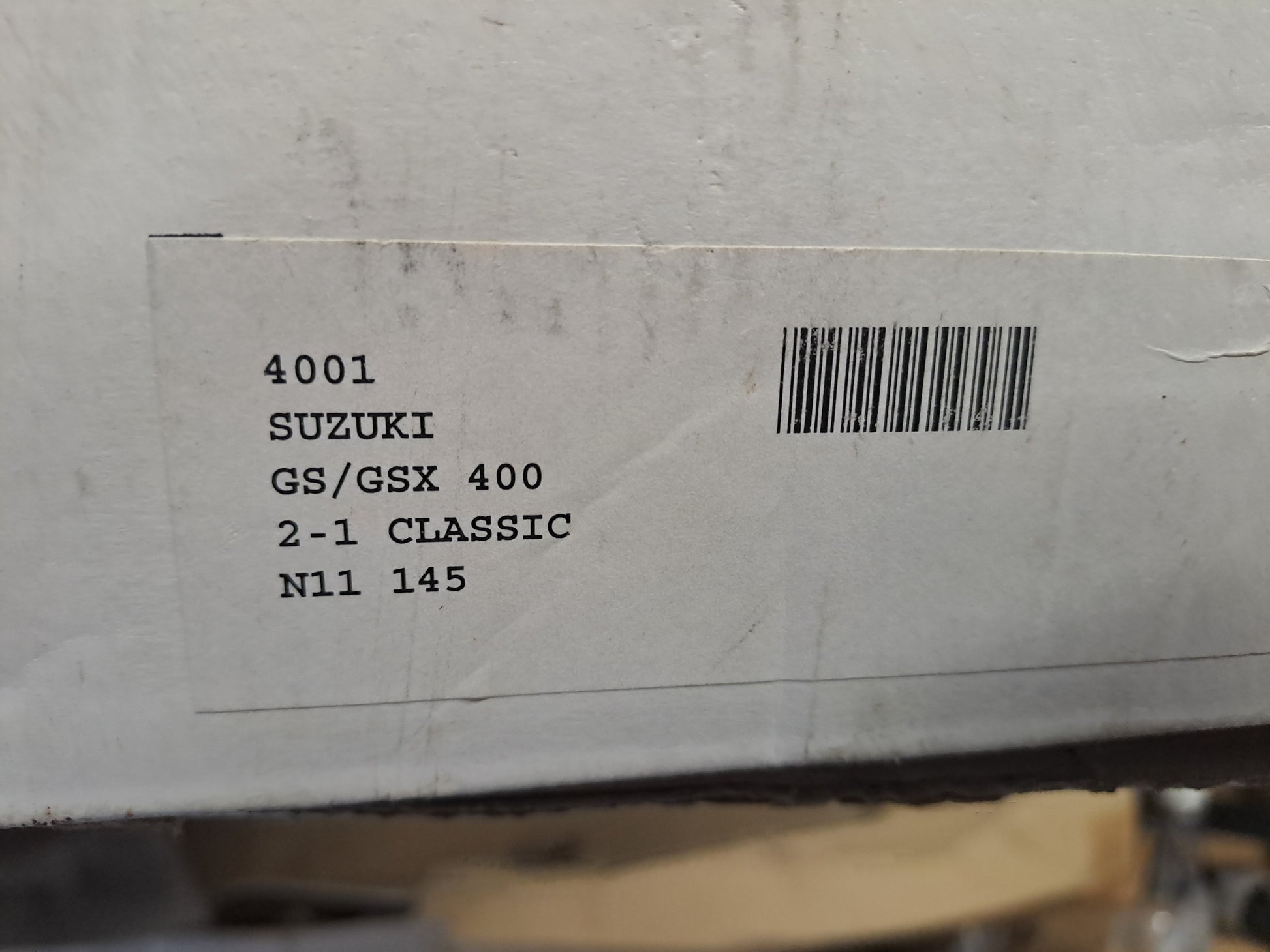 Suzuki GS/GSX 400 komplet udstødning