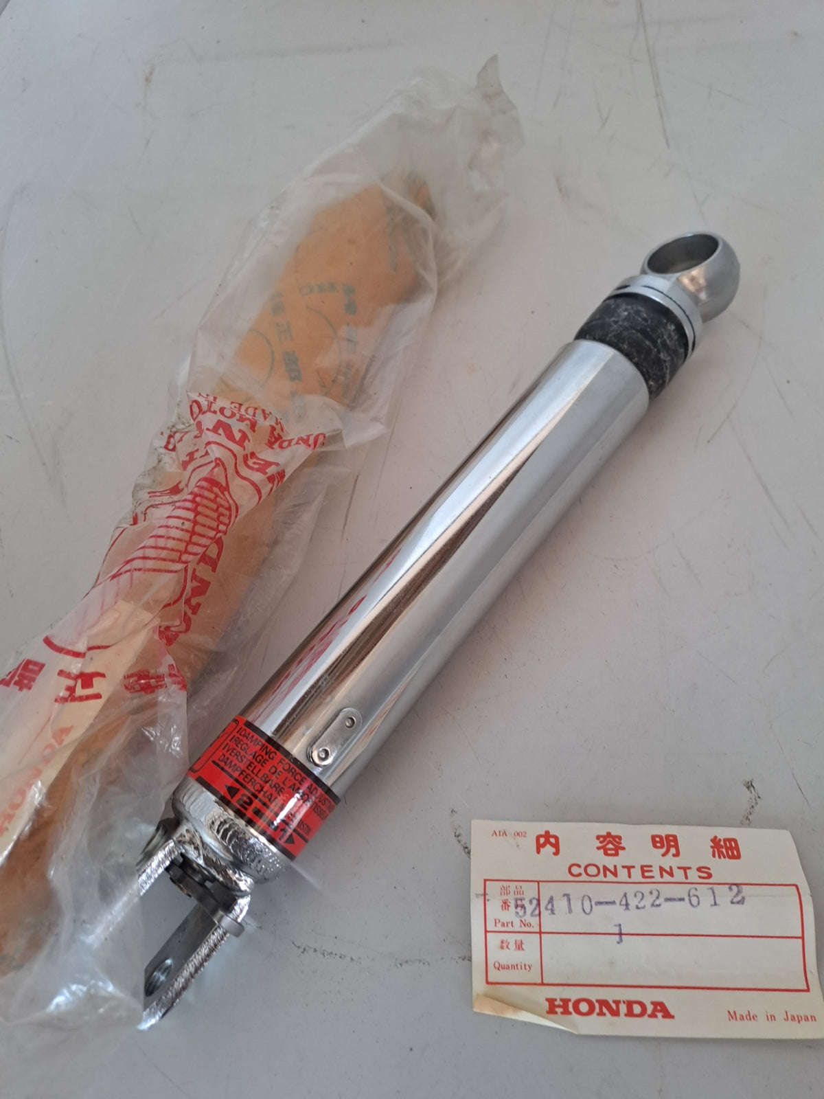 Honda CBX 1000 indv. støddæmper 52410-422-612