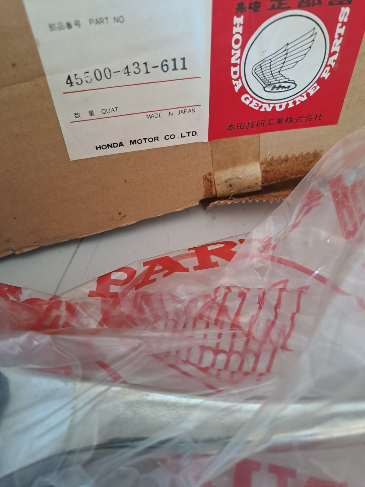 Bremsemaster front til Honda gL 1000