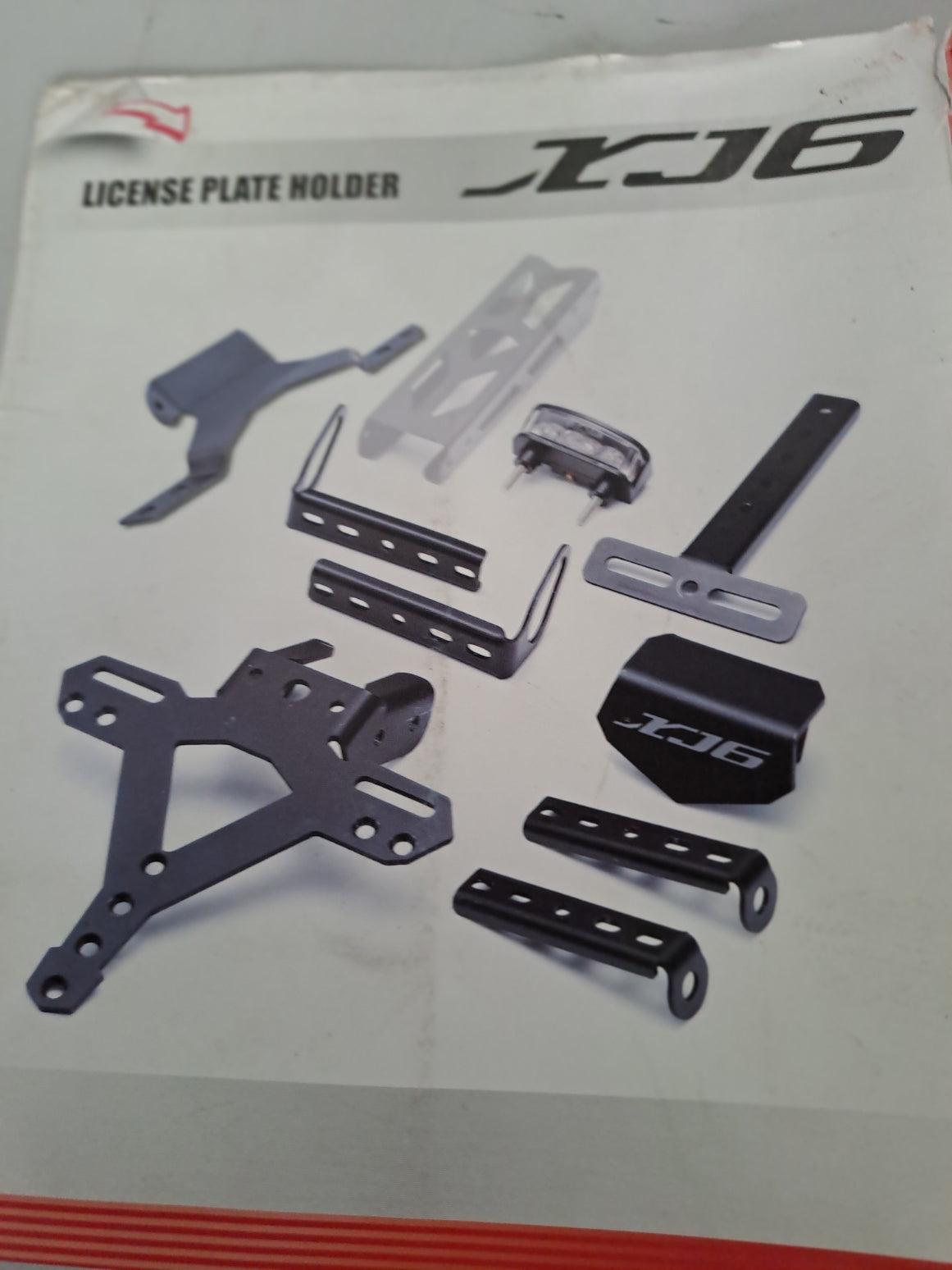 Nummerplade-holder til Yamaha XJ 6