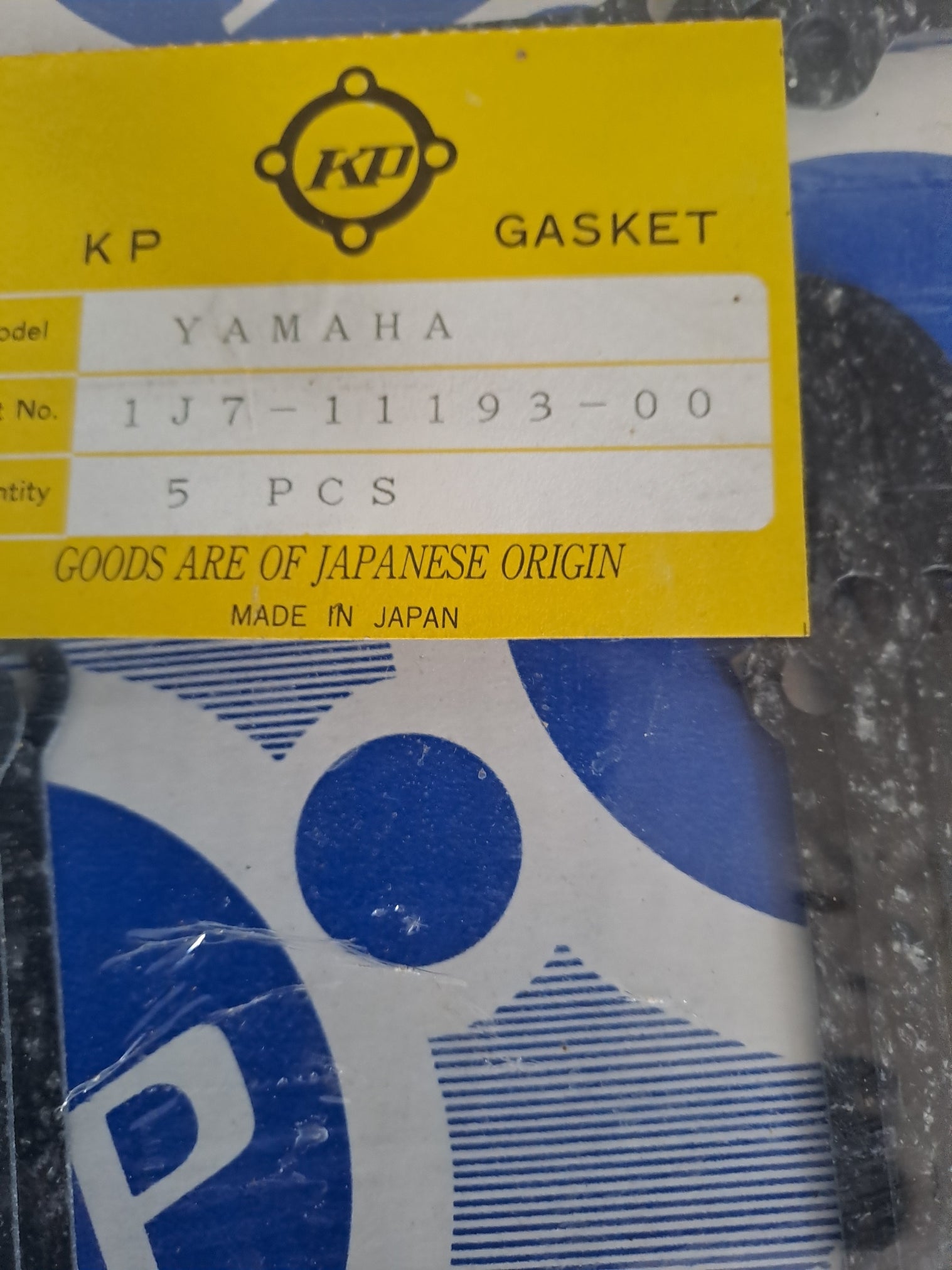 Topdæksel-pakning til Yamaha XS 750-850