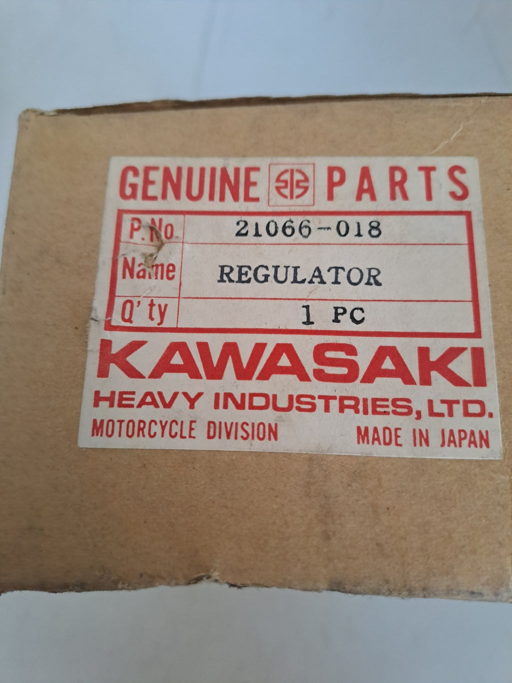 Kawasaki regulator