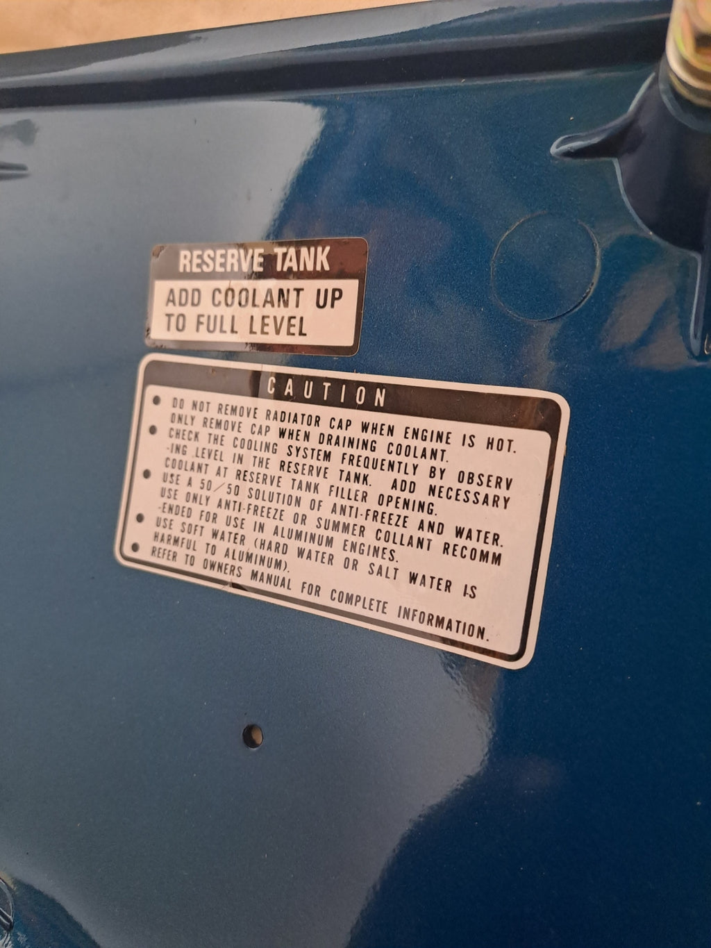 H. Tanksidedæksel Honda GL 1000