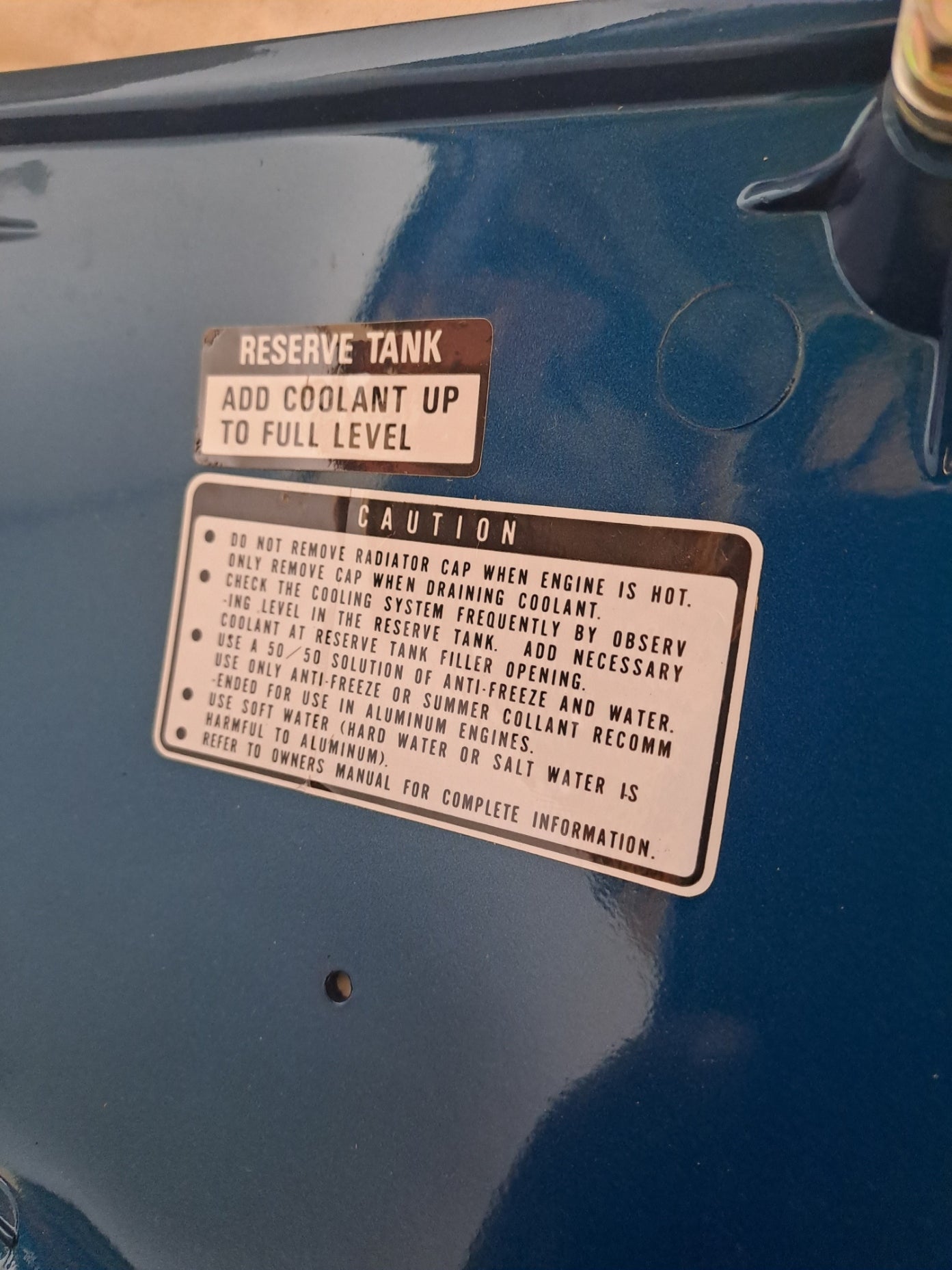 H. Tanksidedæksel Honda GL 1000