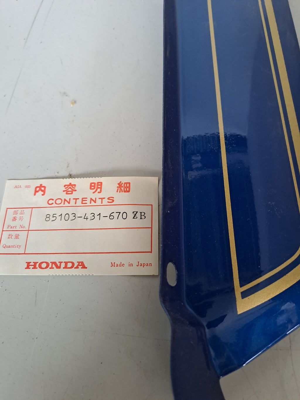 Køler flap til Honda GL 1000 K 3