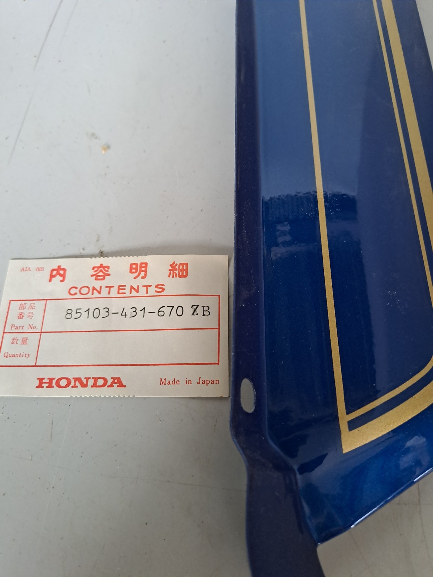 Køler flap til Honda GL 1000 K 3