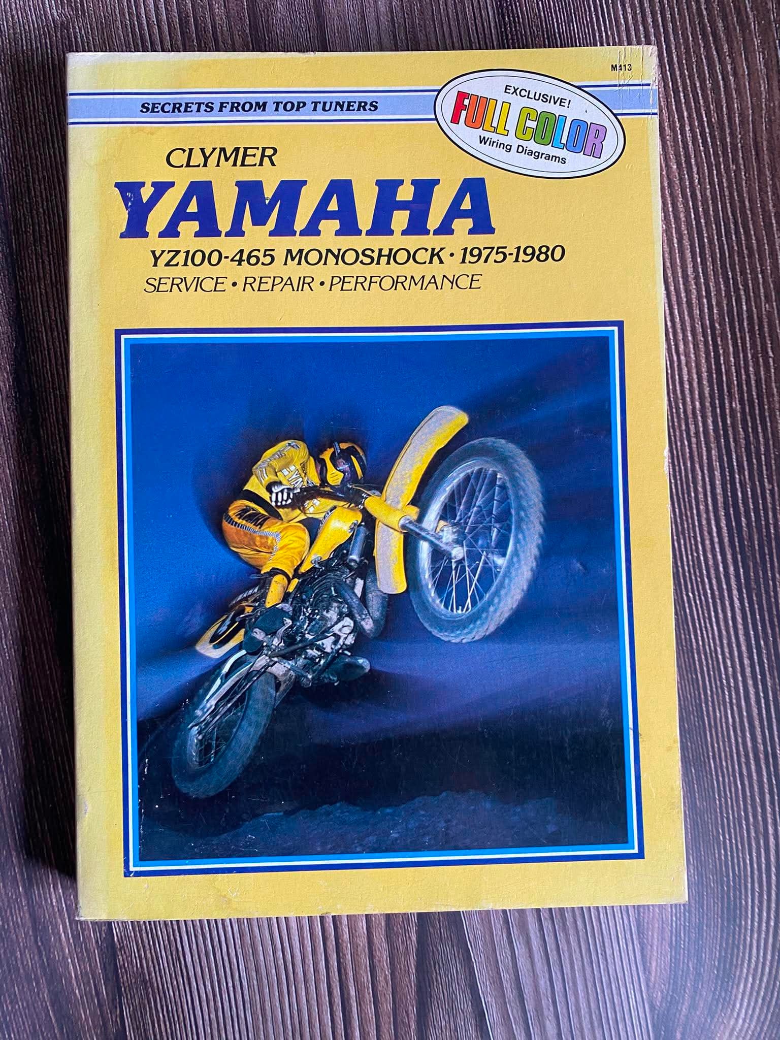 Yamaha YZ100-465 75'-80' Manual
