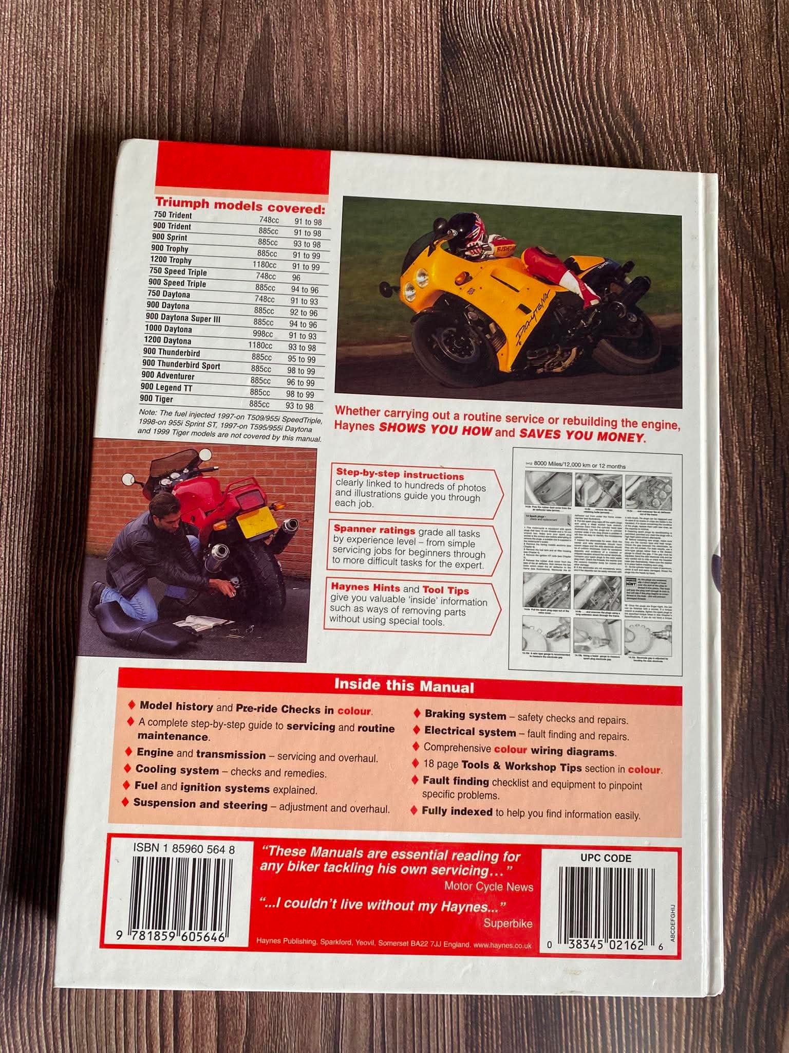 Triumph Triples & Fours 91'-99' Manual