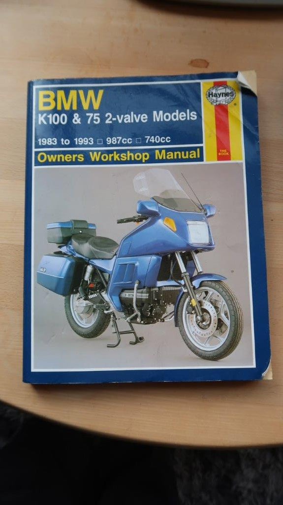 BMW K 100 - K 75 2 ventilede værkstedshåndbog