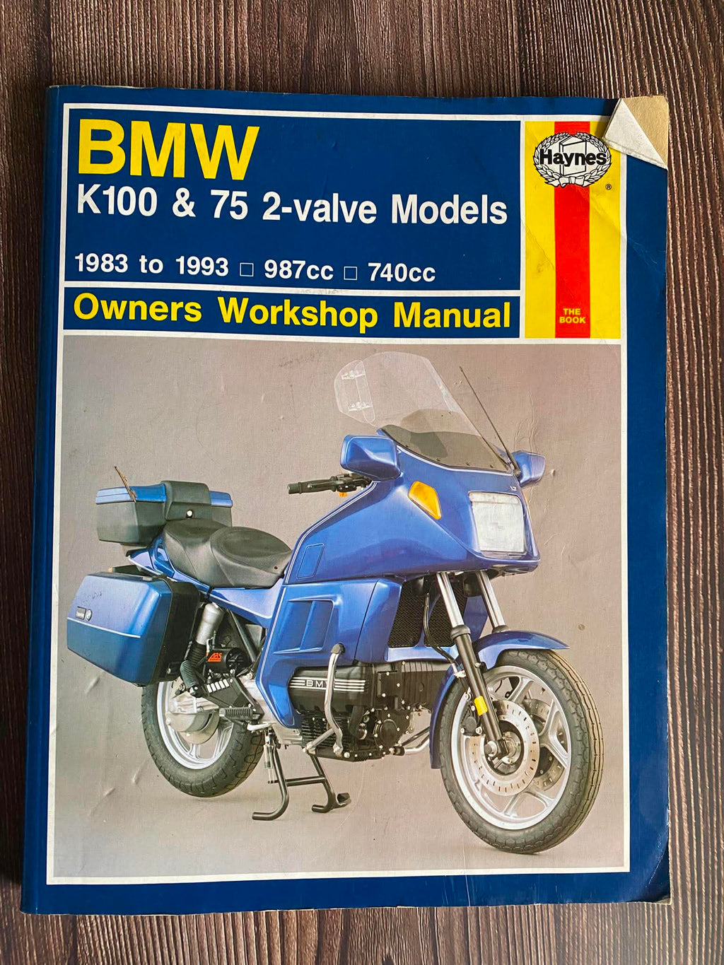 BMW K100 & K75 2-Valve modeller 83'-93' Manual