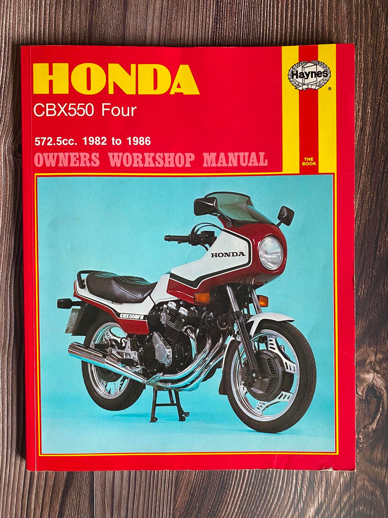 Honda CBX550 1982-1986 Workshop Manual