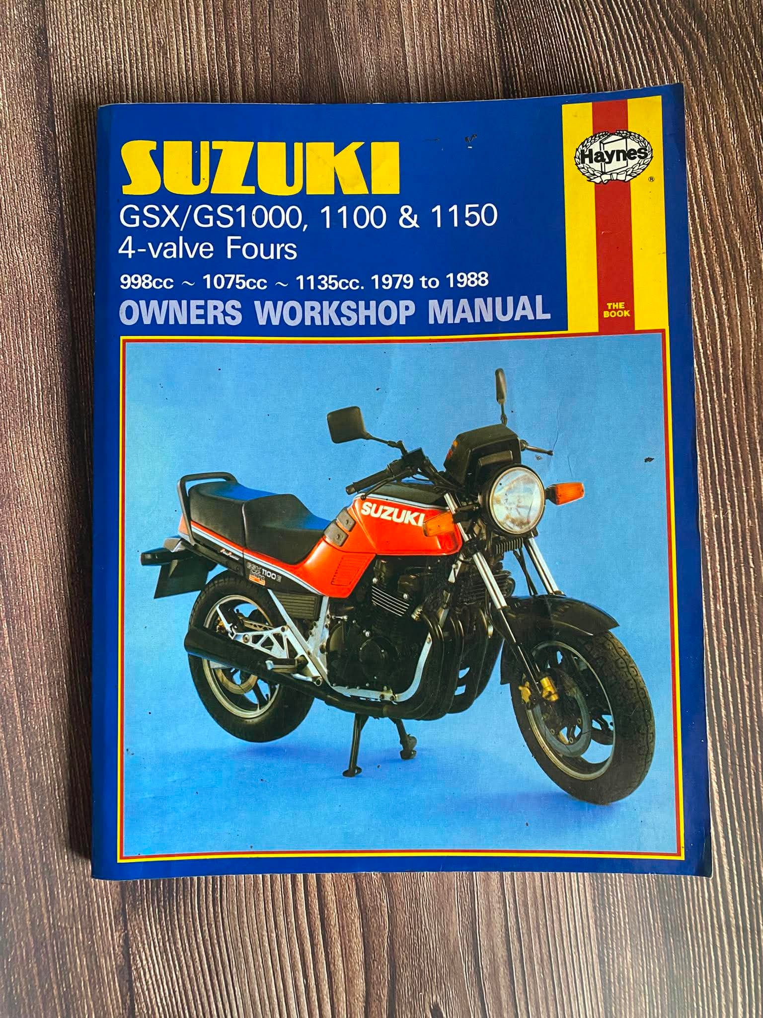 Suzuki GSX/GS1000-1100 & 1150 79'-88'Manual
