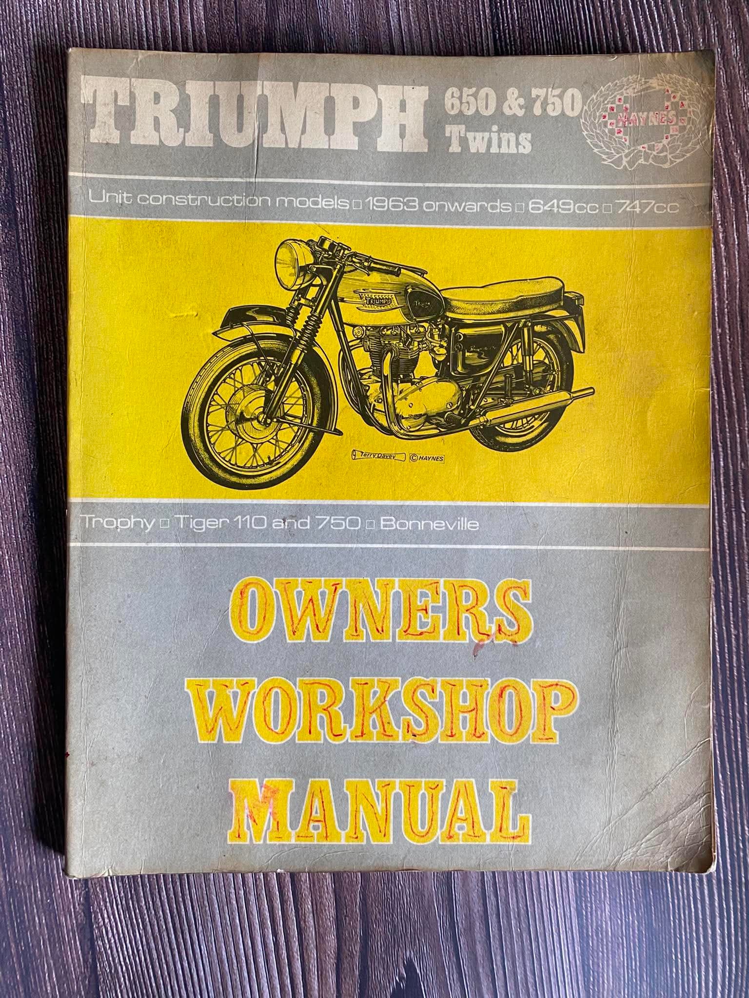 Triumph 650 & 750 Twins Manual